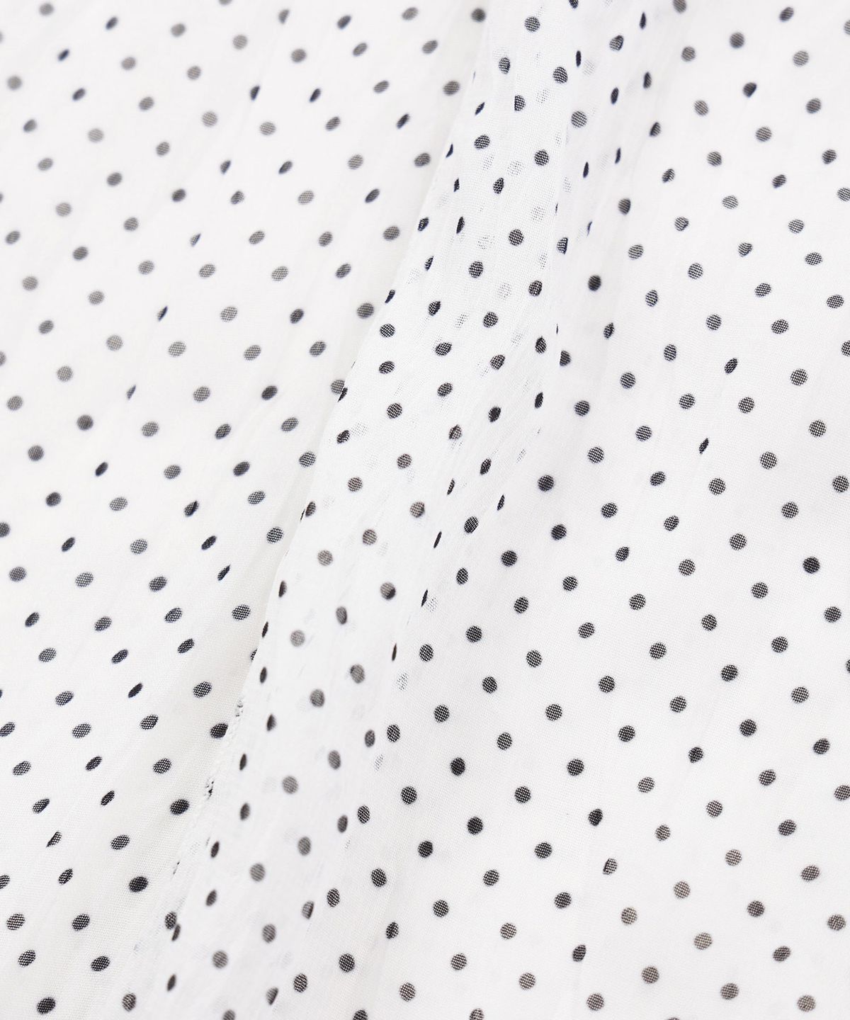 미치코런던 코시노(MICHIKO LONDON KOSHINO) 링클 도트 스카프 화이트