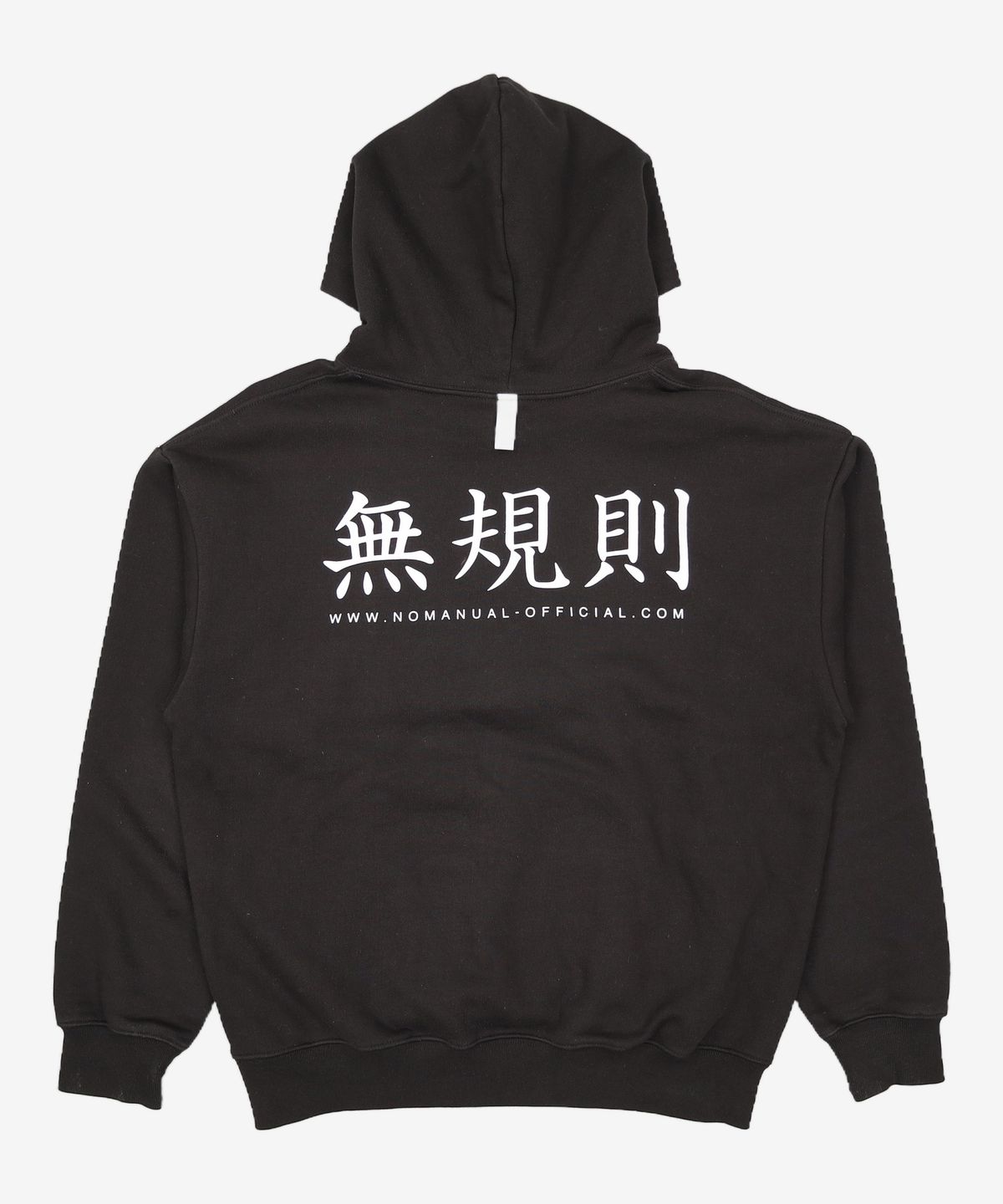 노매뉴얼(NOMANUAL) 無規則 HOODIE - BLACK S