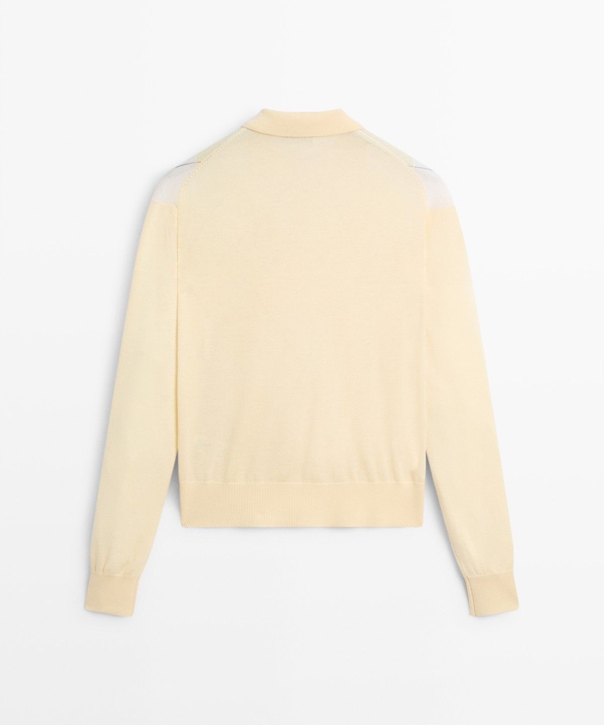 마시모두띠(MASSIMO DUTTI) 다이아몬드 폴로 니트 스웨터