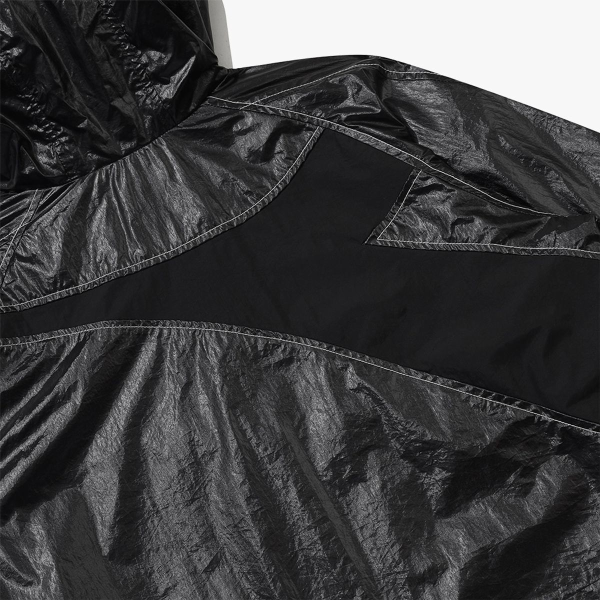 디아도라(diadora) 브라이트 후드 자켓 우먼 BLACK