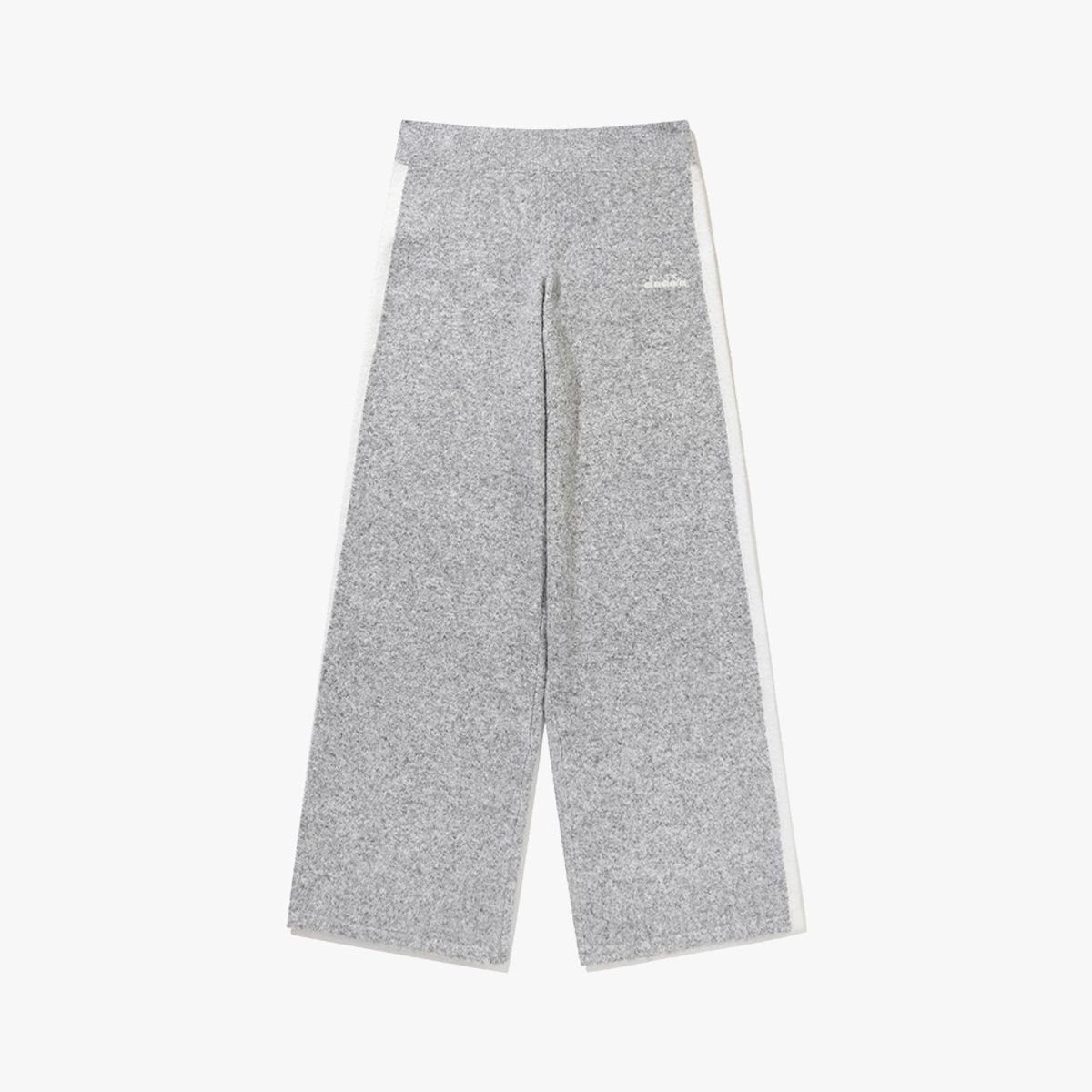 디아도라(diadora) 투톤 스웨터 세미 와이드 팬츠 우먼 GREY