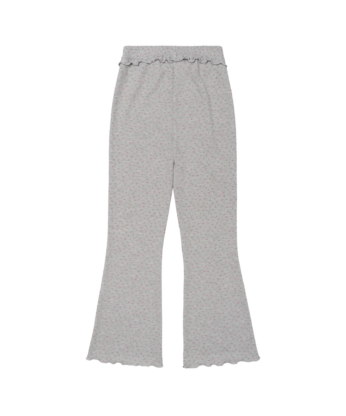 아메스 월드와이드(AMES-WORLDWIDE) CLASSIC FLOWER BOOT CUT PANTS GREY