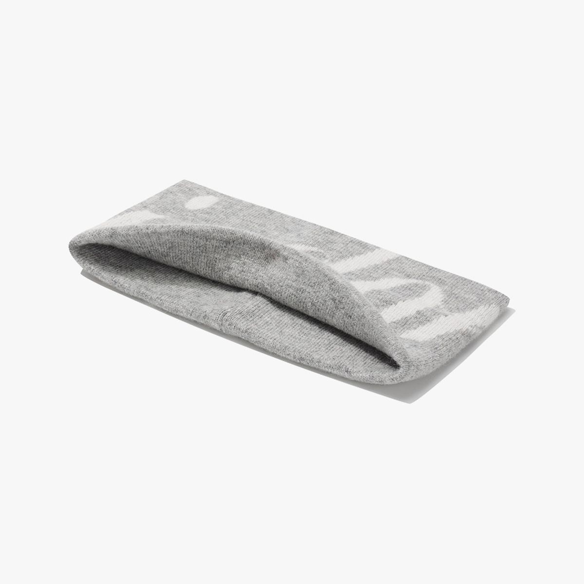 디아도라(diadora) 로고 니트 헤드밴드 그레이 GREY