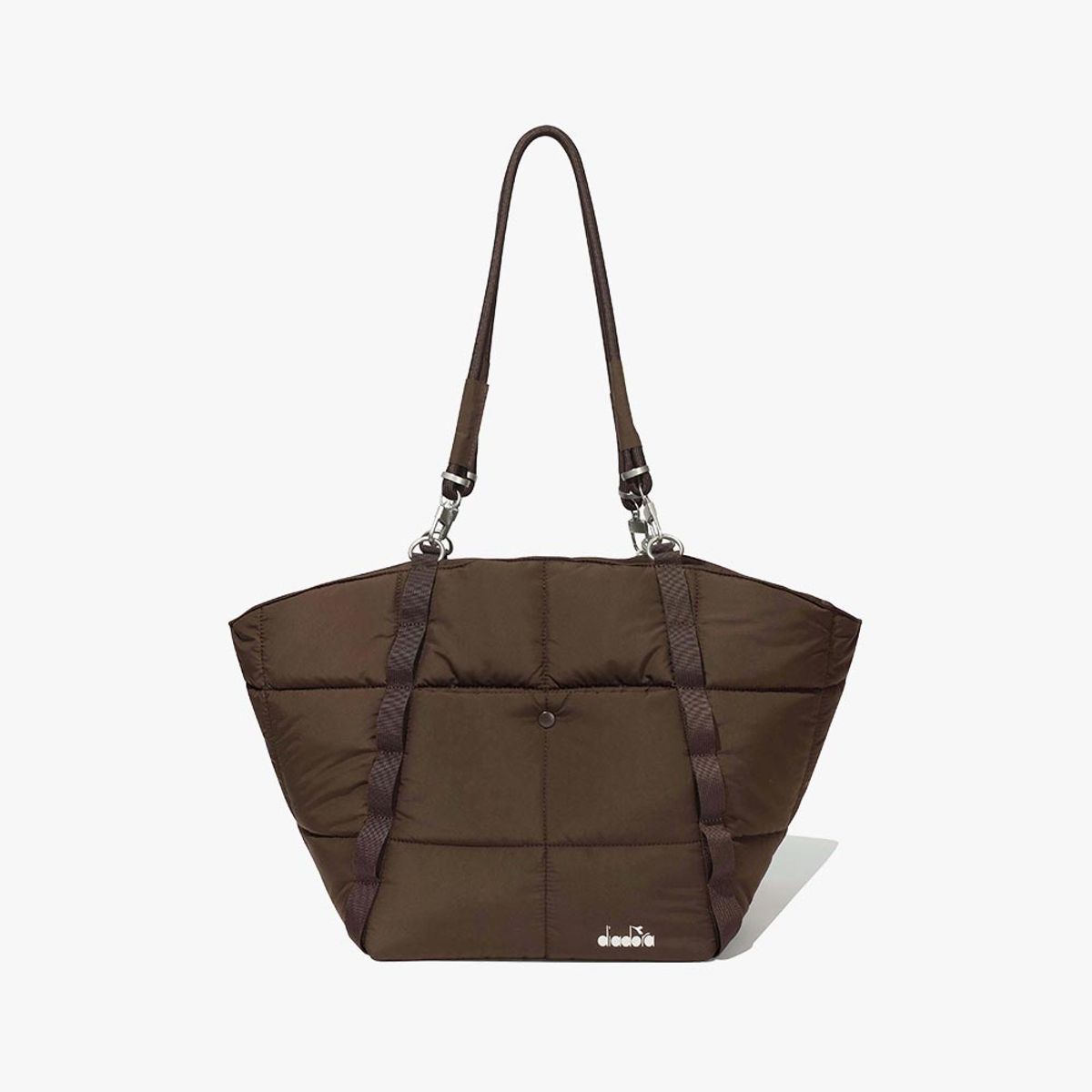 디아도라(diadora) 포르테 패디드 웨빙 토트백 BROWN