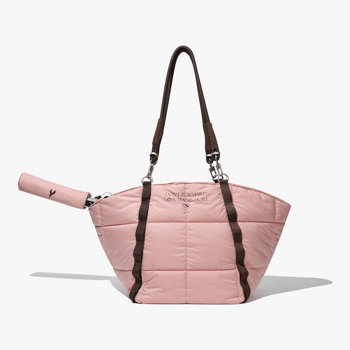 디아도라(diadora) 포르테 패디드 웨빙 토트백 PINK