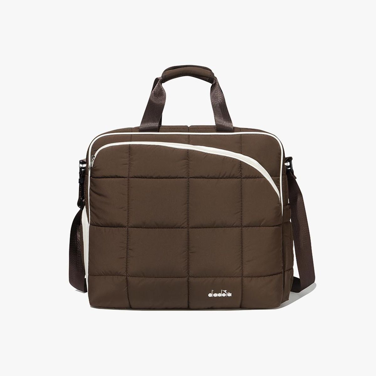 디아도라(diadora) 포르테 패디드 보스턴백 BROWN