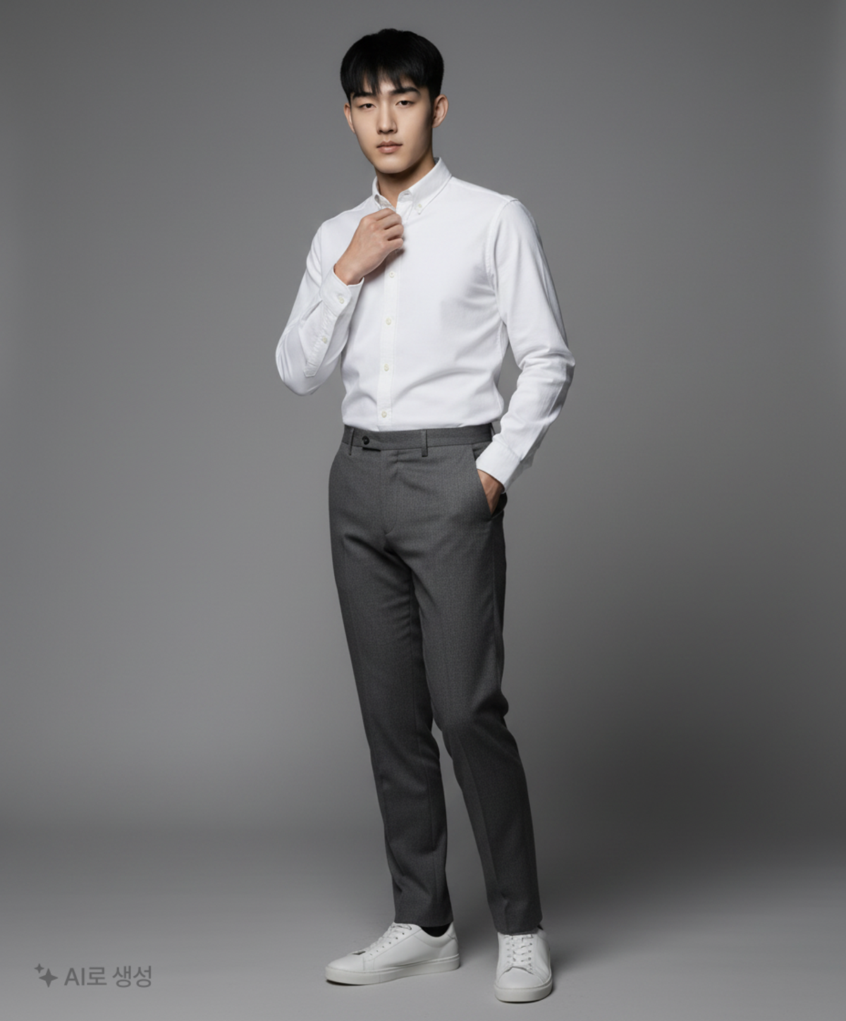 무신사 스탠다드(MUSINSA STANDARD) 베이식 옥스포드 셔츠 [화이트] S
