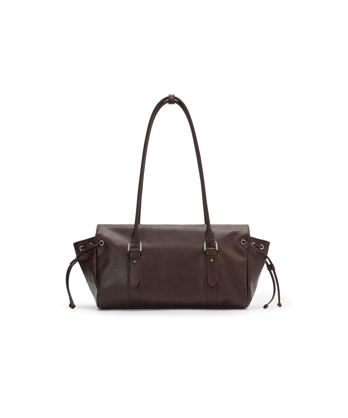 파퓸드로브(PARFUM DE LAUBE) Roxie Buckle Shoulder Dark Brown Medium