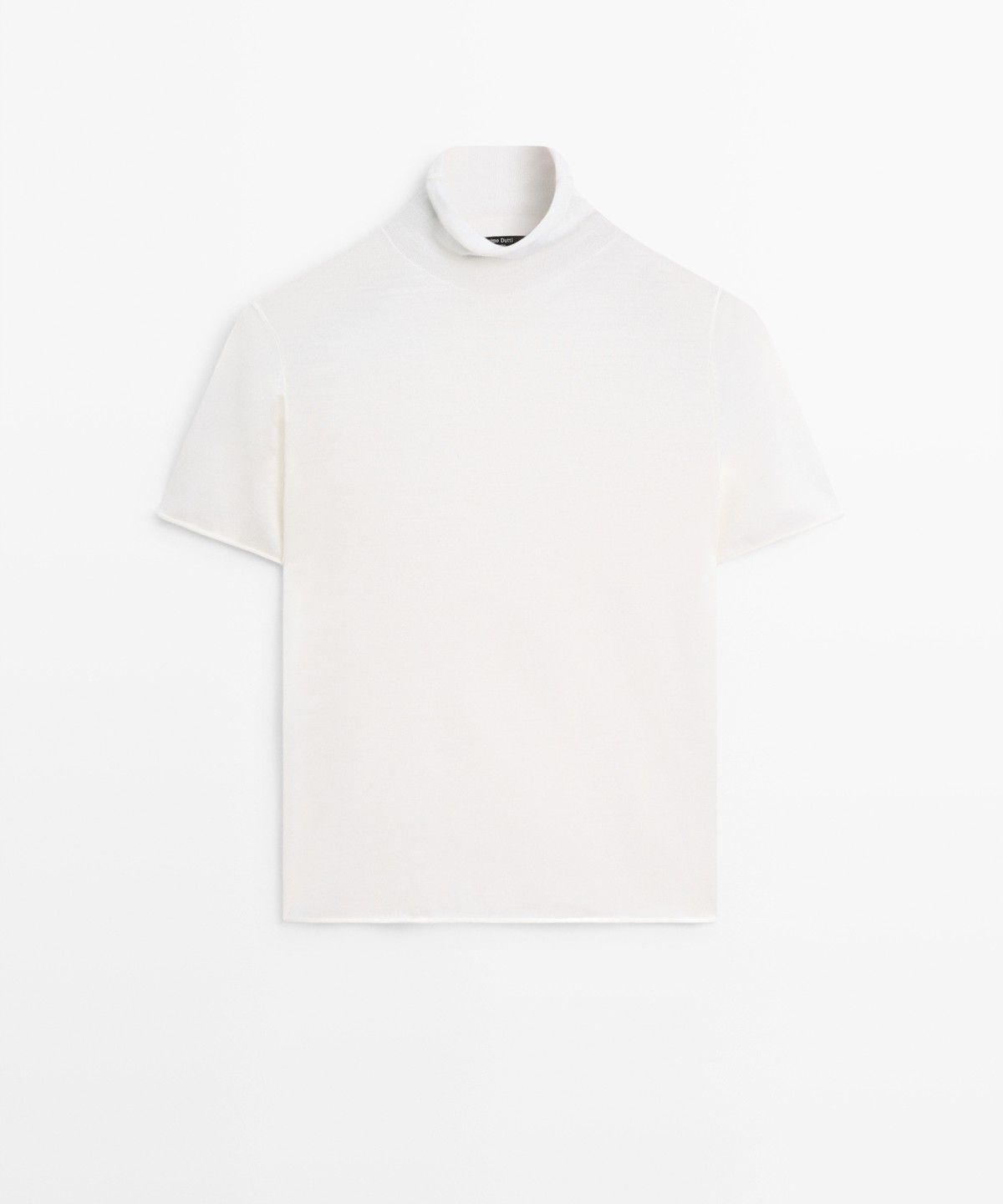 마시모두띠(MASSIMO DUTTI) 반팔 터틀넥 니트