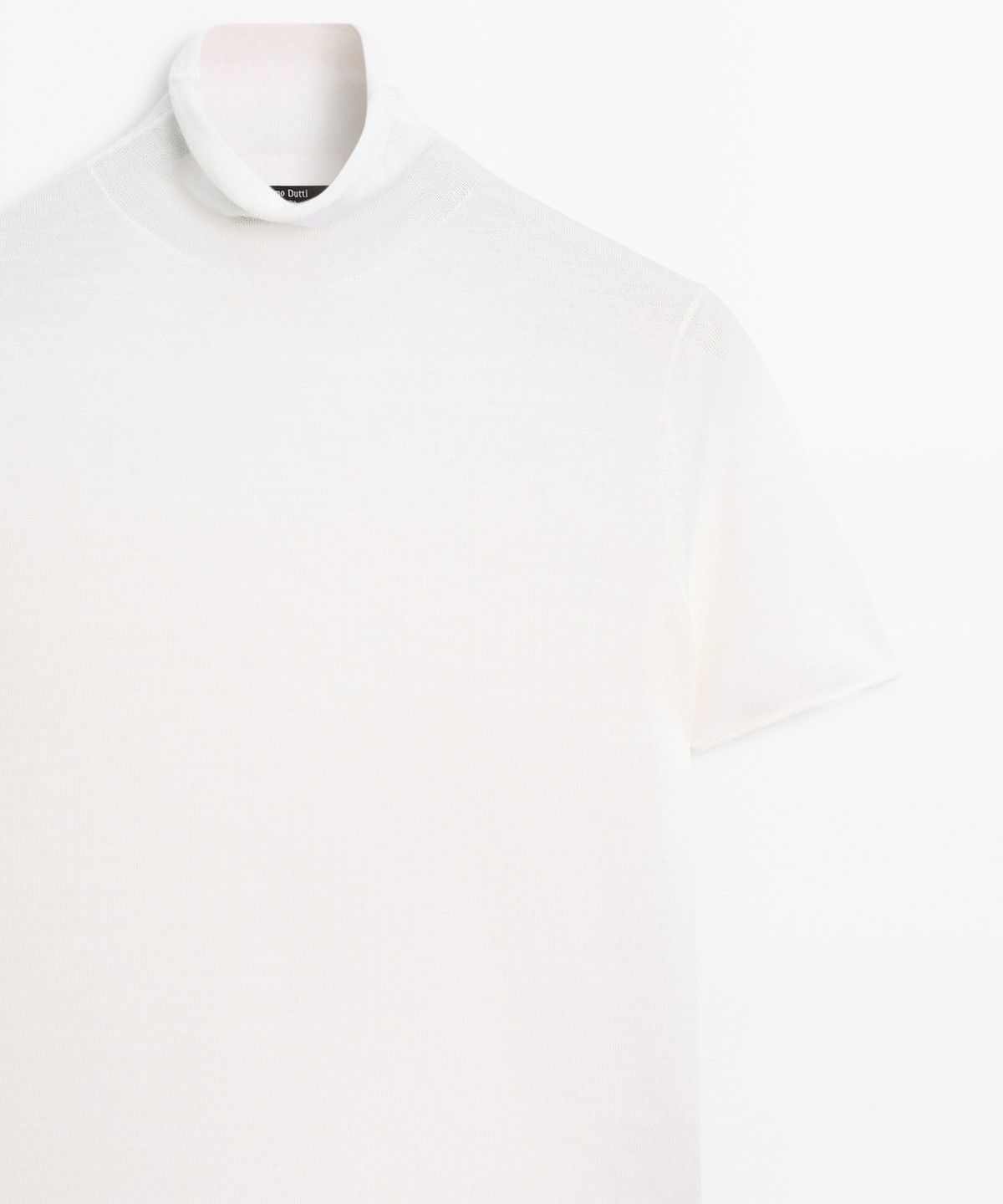 마시모두띠(MASSIMO DUTTI) 반팔 터틀넥 니트