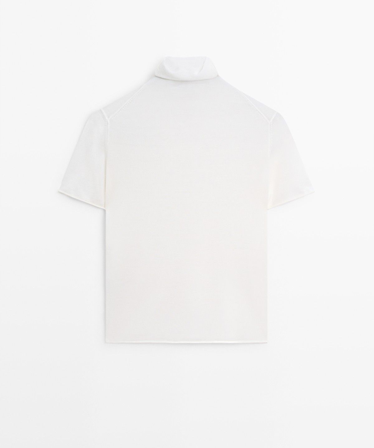 마시모두띠(MASSIMO DUTTI) 반팔 터틀넥 니트