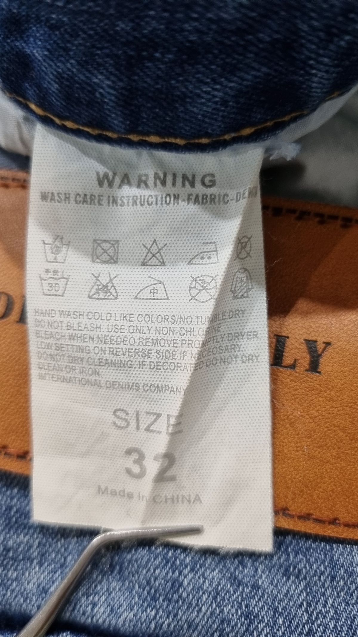 칭롱진스웨어(QINGLONG JEANS WEAR) 청/데님 팬츠 32