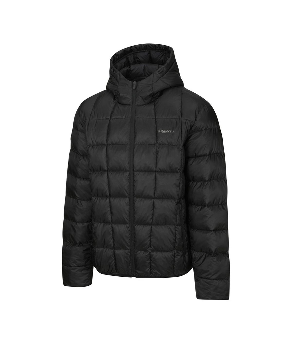 디스커버리 익스페디션(DISCOVERY EXPEDITION) 남성 올버트 후드 경량 패딩자켓 (BLACK)