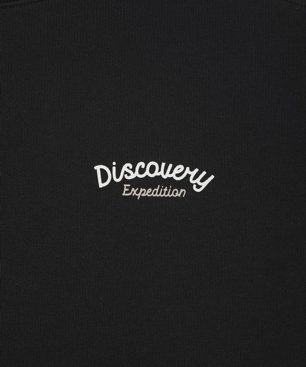 디스커버리 익스페디션(DISCOVERY EXPEDITION) 남성 조직감 맨투맨 (BLACK)