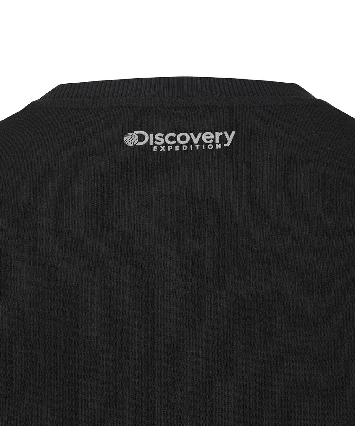 디스커버리 익스페디션(DISCOVERY EXPEDITION) 남성 조직감 맨투맨 (BLACK)