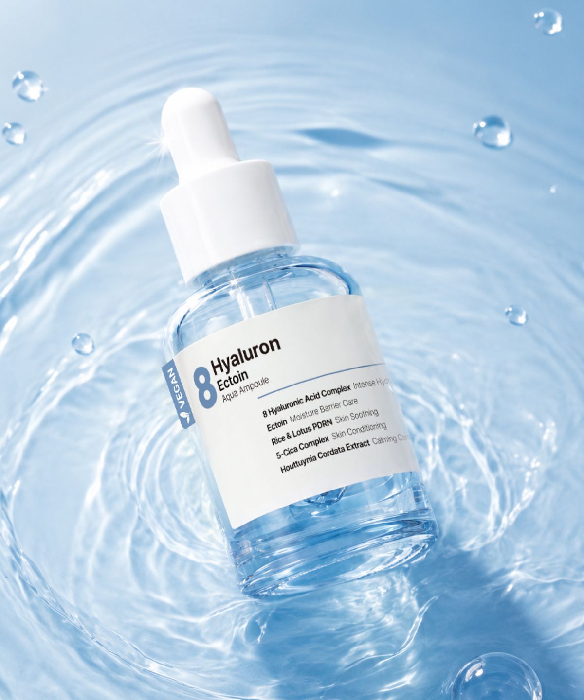 듀얼소닉(DUALSONIC) No.8 히알루론 엑토인 아쿠아 앰플 50ml 수분 충전