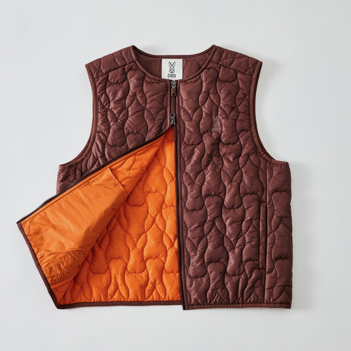 디오디(DOD) 여성) 우사기 패딩 베스트(BURGUNDY)