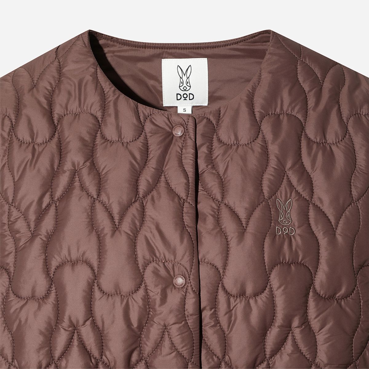디오디(DOD) 여성) 우사기 패딩 자켓(BURGUNDY)