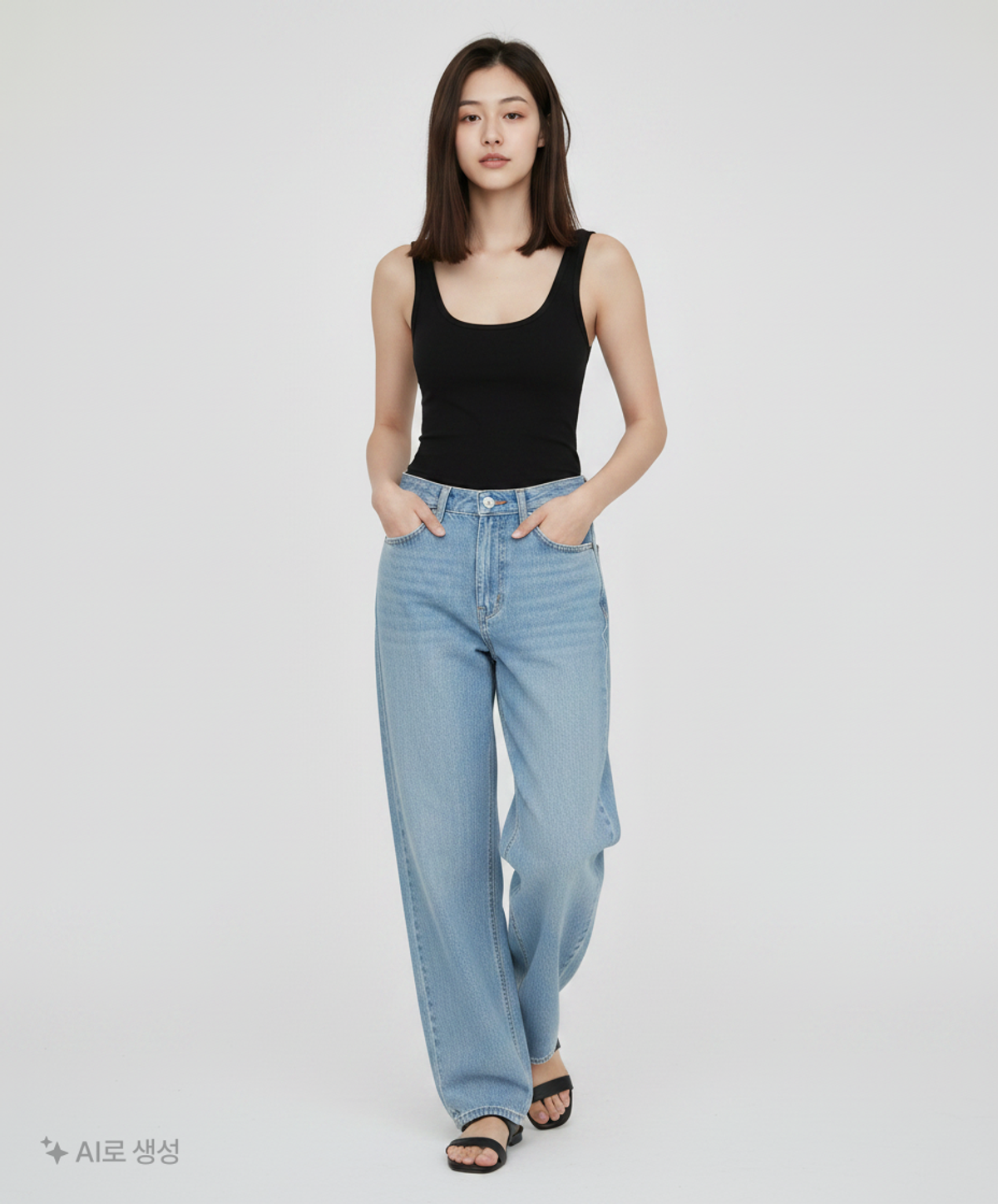 후아유(WHO.A.U) 청/데님 팬츠 28