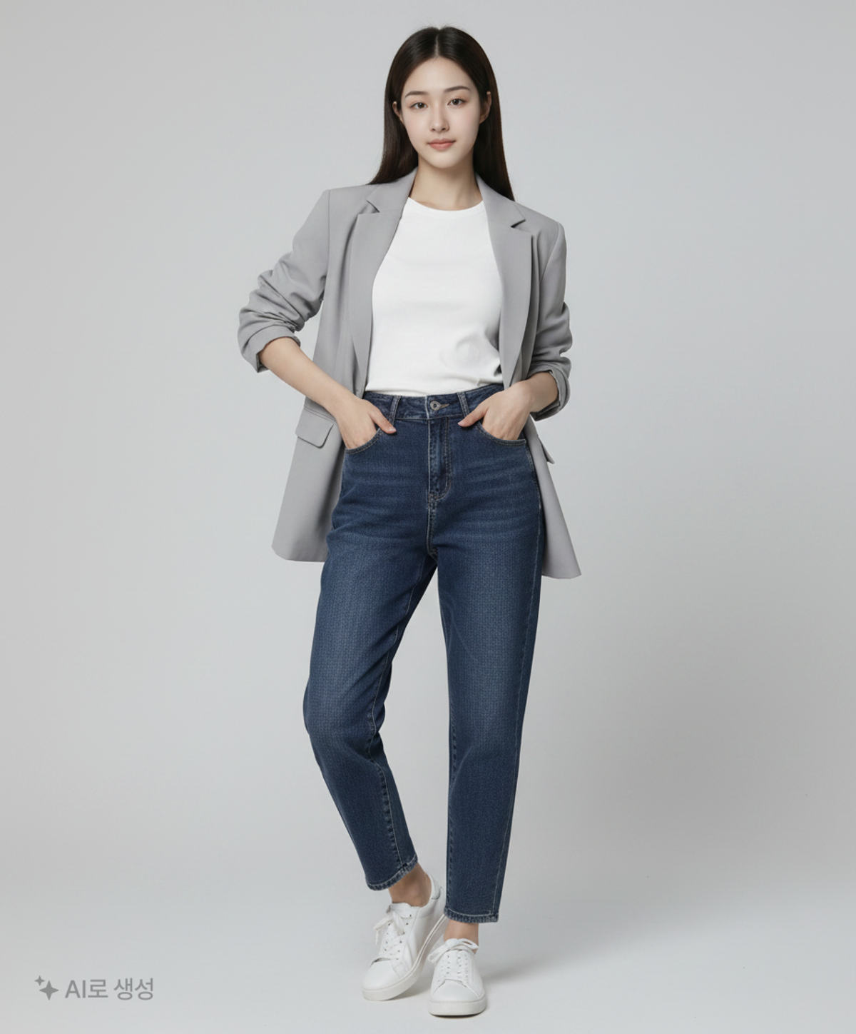 레코브(L'ECCOVE) 청/데님 팬츠 S