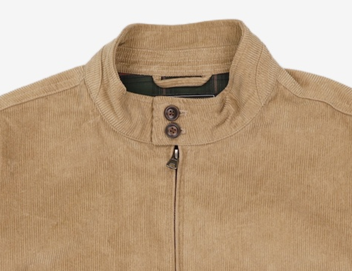 프리즘웍스(FRIZMWORKS) CORDUROY BUDDY HARRINGTON JACKET _ BEIGE M
