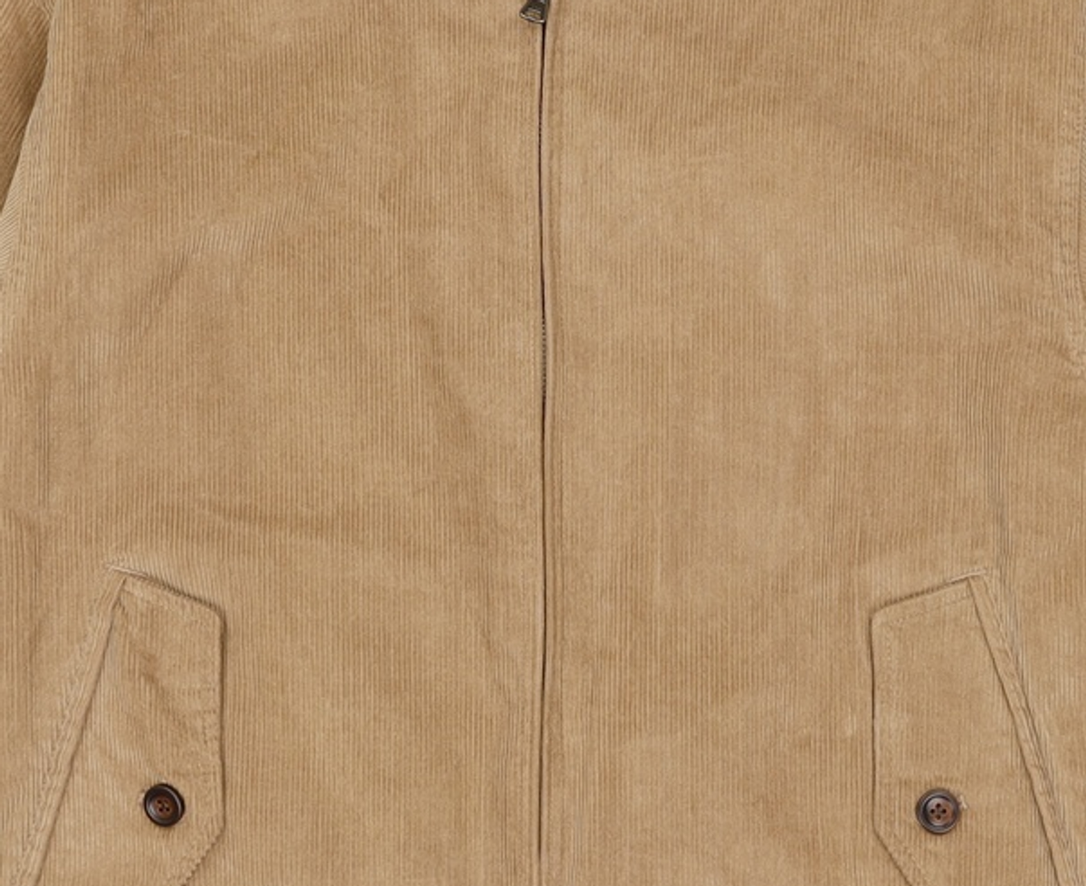 프리즘웍스(FRIZMWORKS) CORDUROY BUDDY HARRINGTON JACKET _ BEIGE M