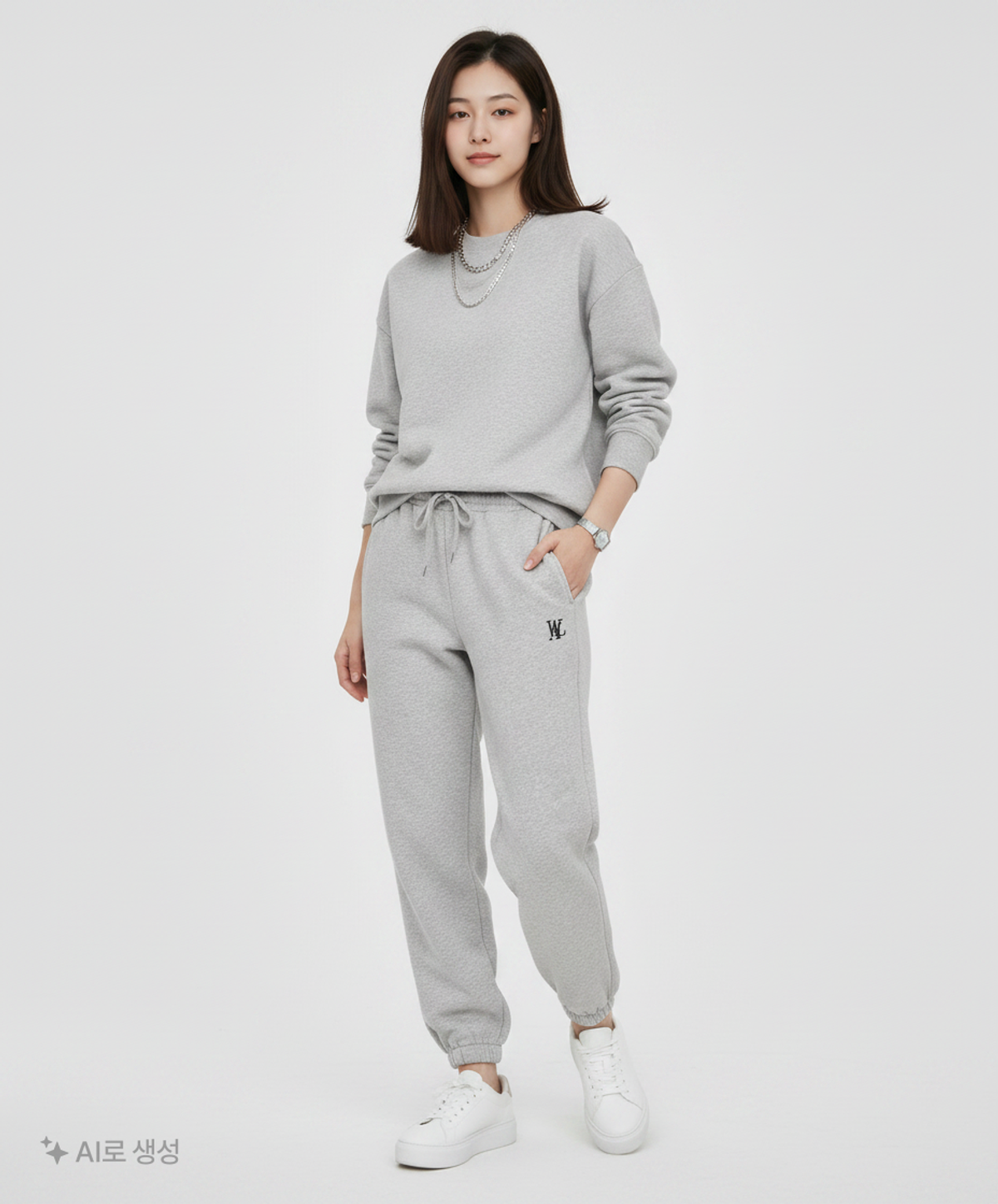 우알롱(WOOALONG) 조거 팬츠 S