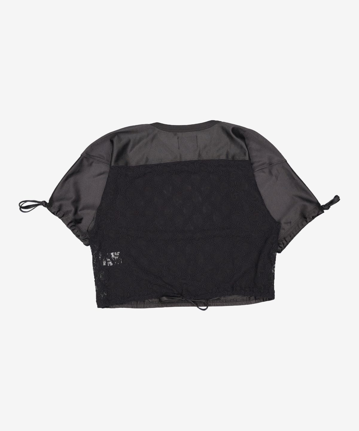 김미더영(GIMMETHEYOUNG) G_FOOTBALL LACE T_SHIRT / BLACK ONE
