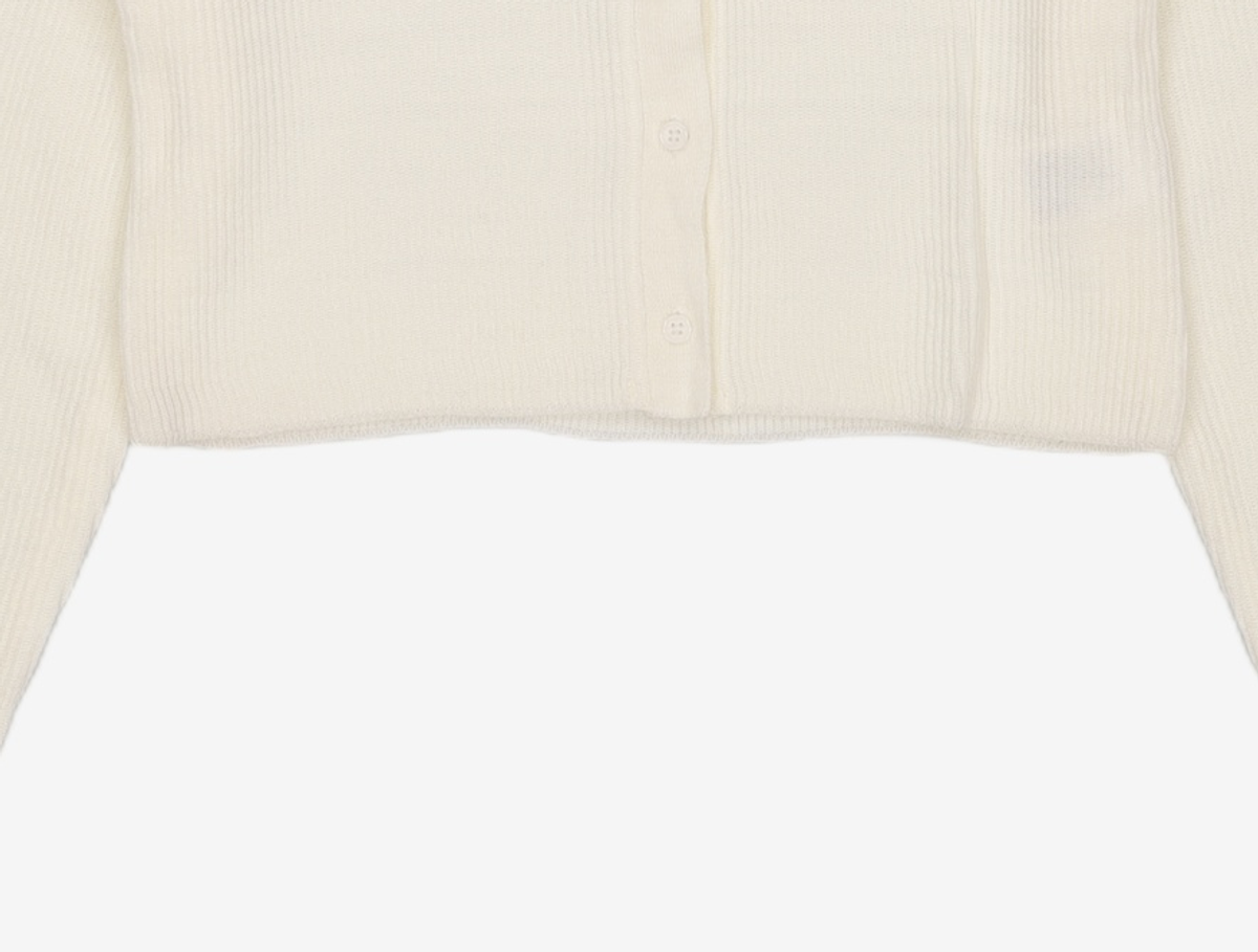 미쏘(MIXXO) 라운드넥 크롭 가디건 MIWCKD310T M