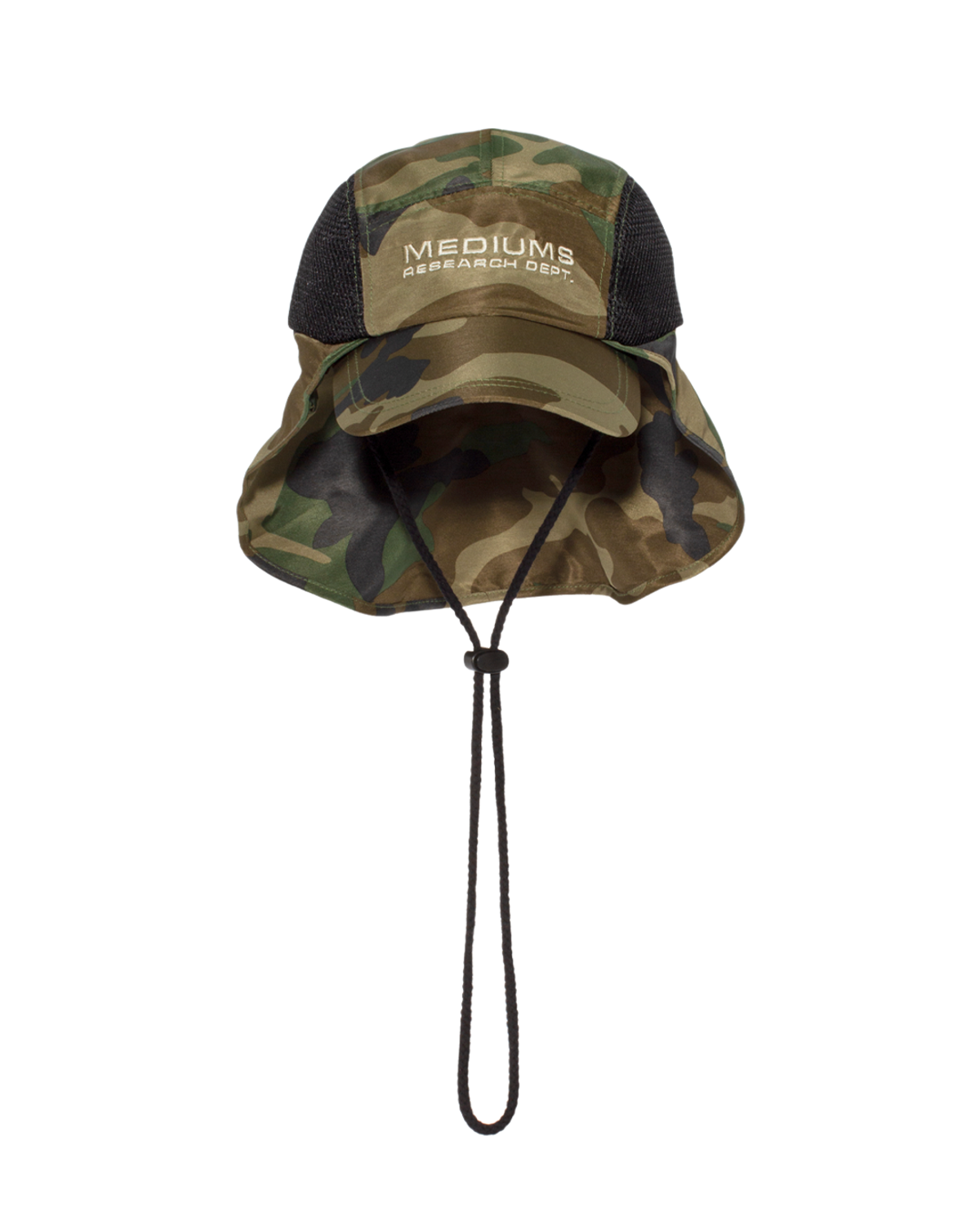 미디엄스(MEDIUMS) Desert Cap - Woodland Camo (데저트 캡 - 우드랜드 카모)