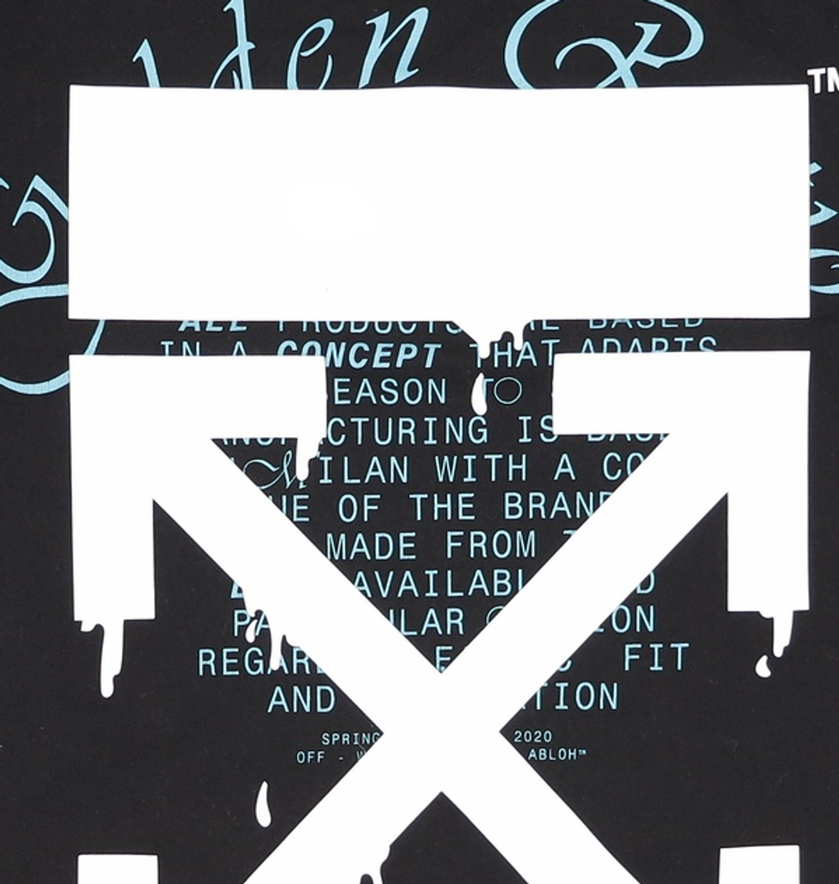 오프화이트(OFF-WHITE) 반소매 티셔츠 S