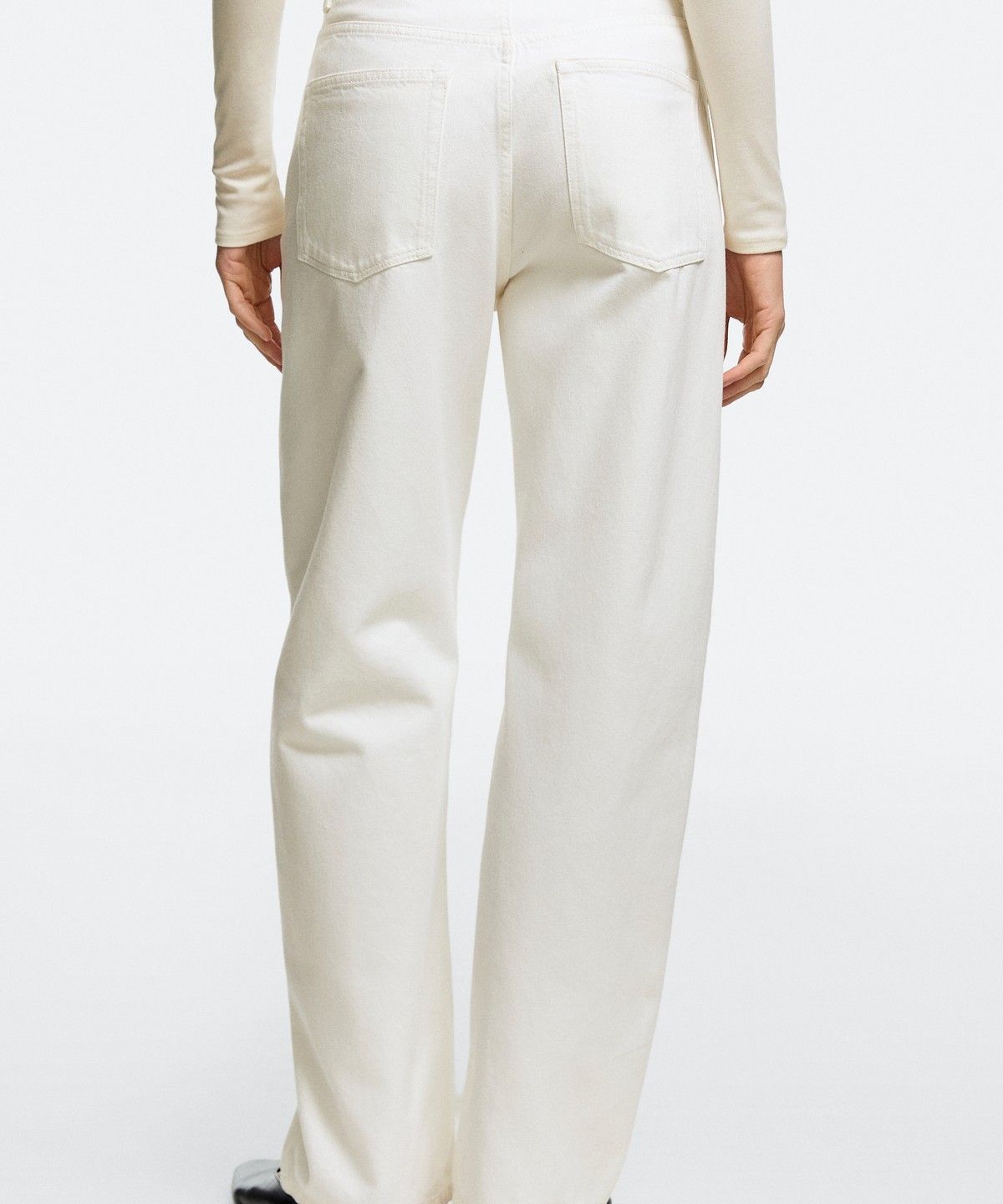 마시모두띠(MASSIMO DUTTI) 하이라이즈 배럴 핏 진