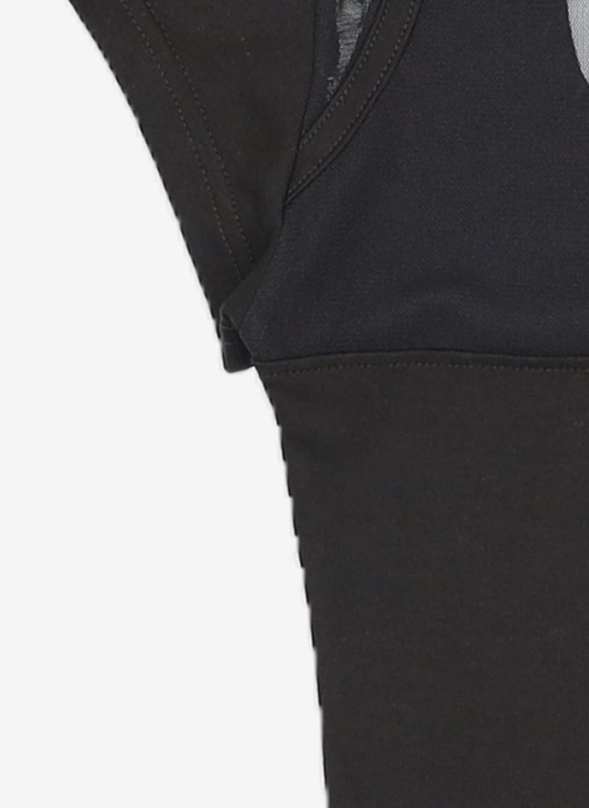 웰빙익스프레스(WELLBEING EXPRESS) Mesh Point Half Sleeve Black S