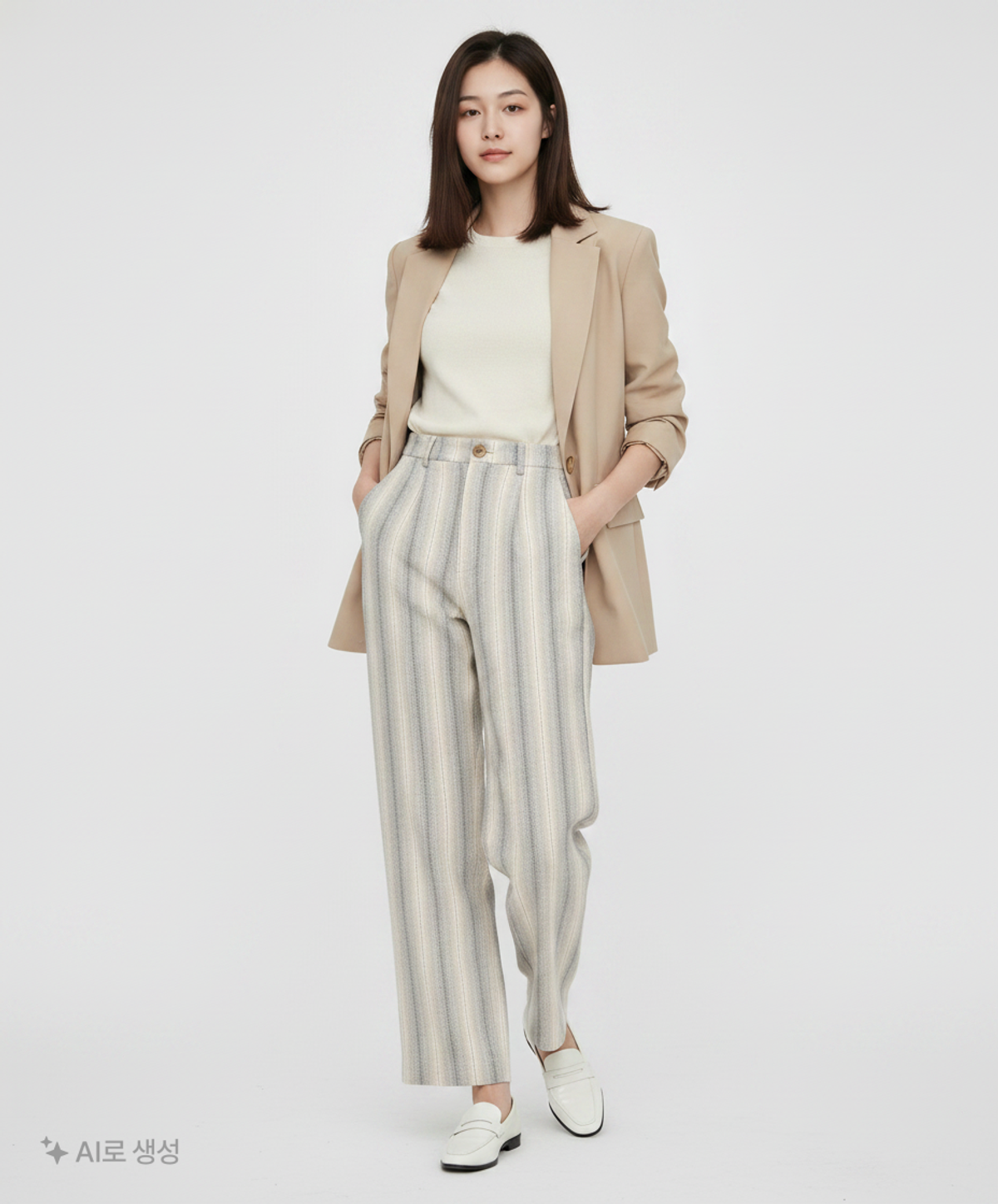 어널로이드(UNALLOYED) 슈트 팬츠/슬랙스 S