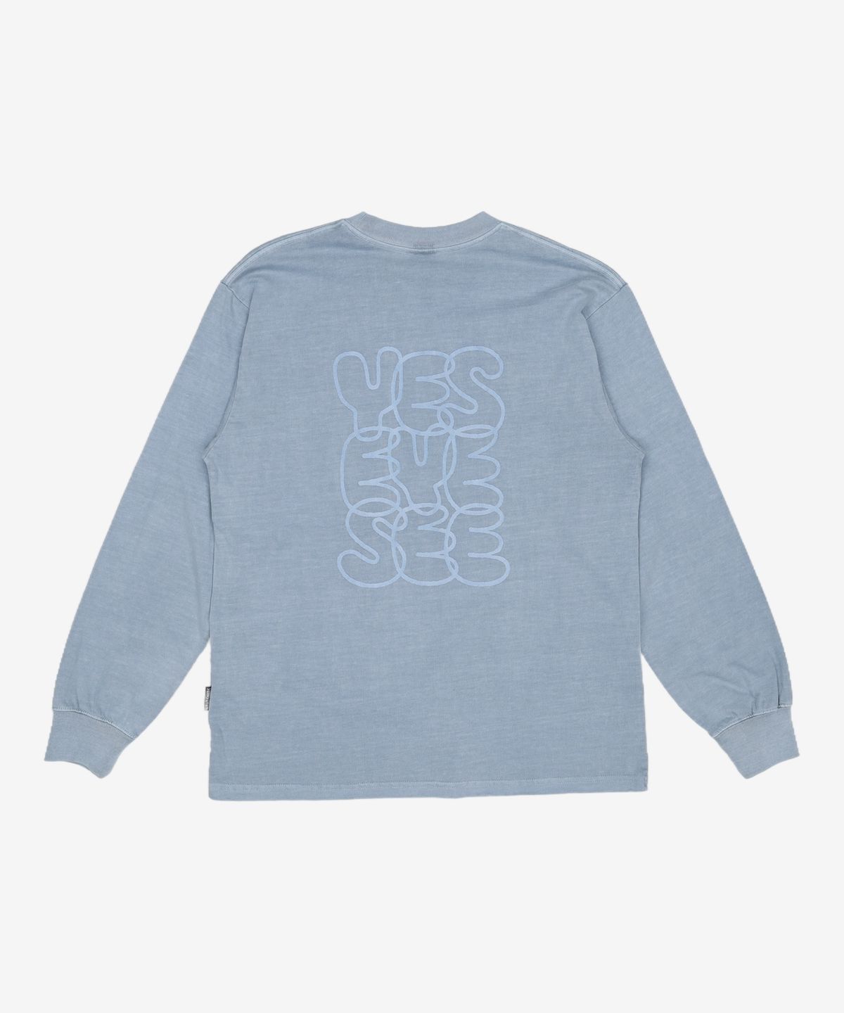 예스아이씨(YESEYESEE) C-Logo Pigment L/S Blue S