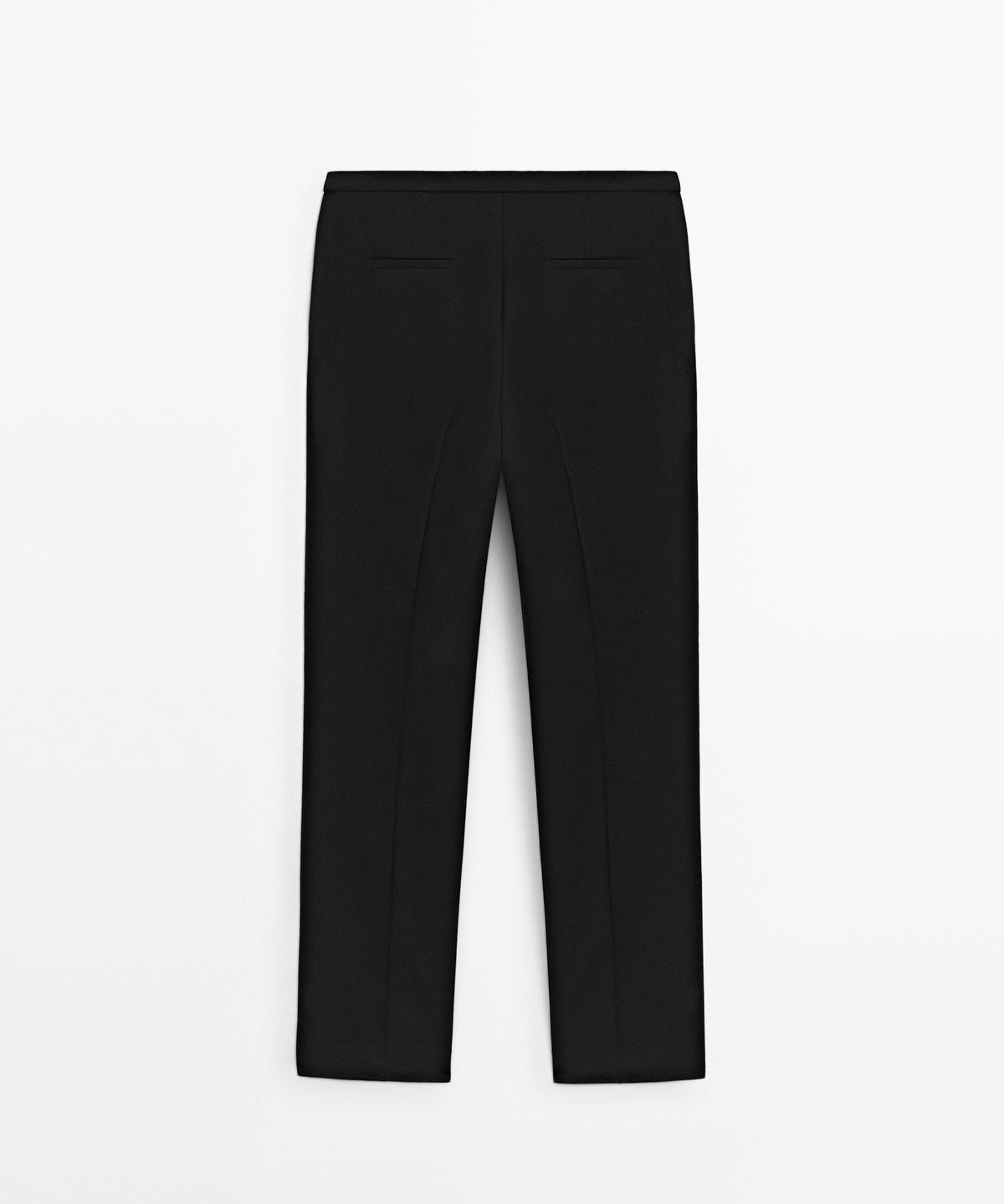 마시모두띠(MASSIMO DUTTI) 울 블렌드 웨이스트밴드 팬츠