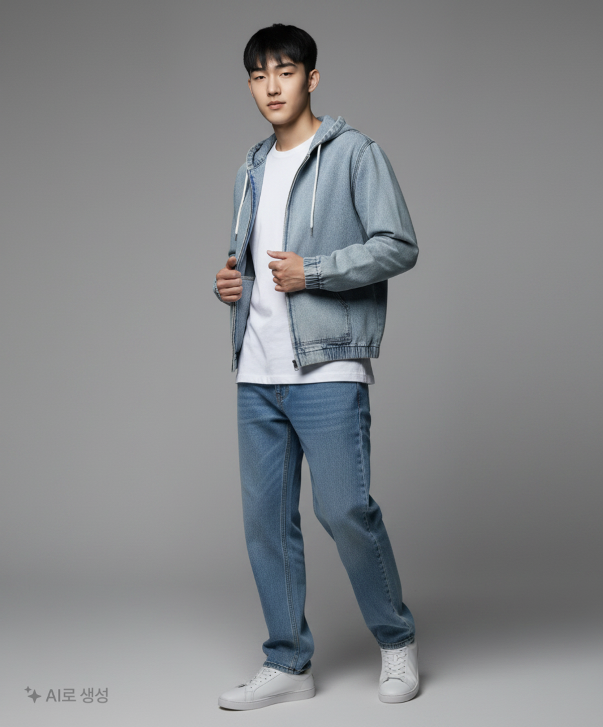 스파오(SPAO) 후드 집업 M
