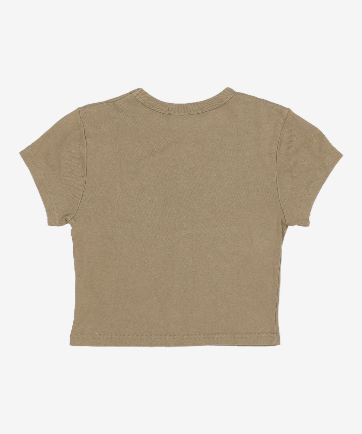 큐리티(CURETTY) C RHINESTONE LOGO T-SHIRT_KHAKI S