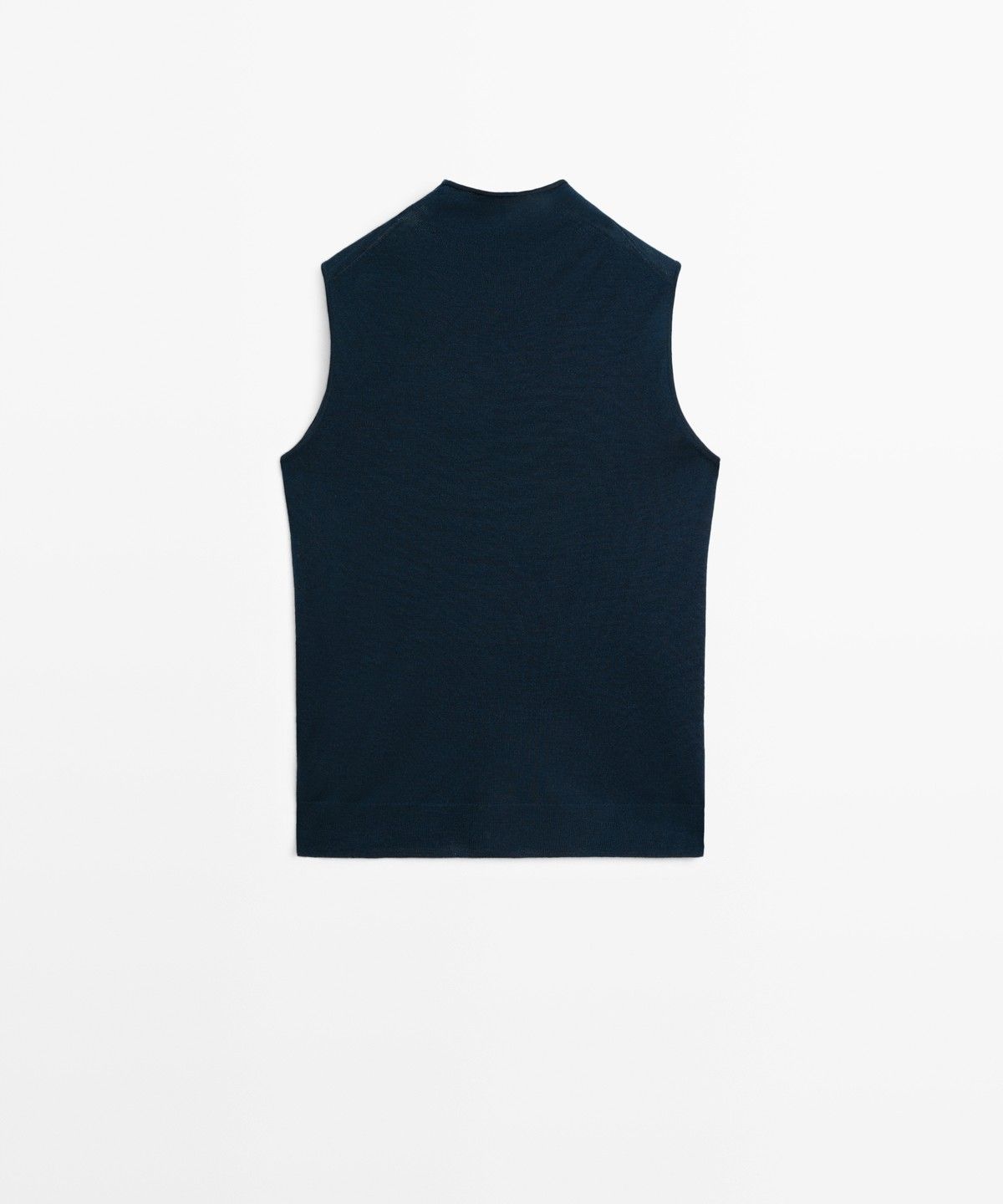 마시모두띠(MASSIMO DUTTI) 100% 울 퍼킨스 넥 니트 탑