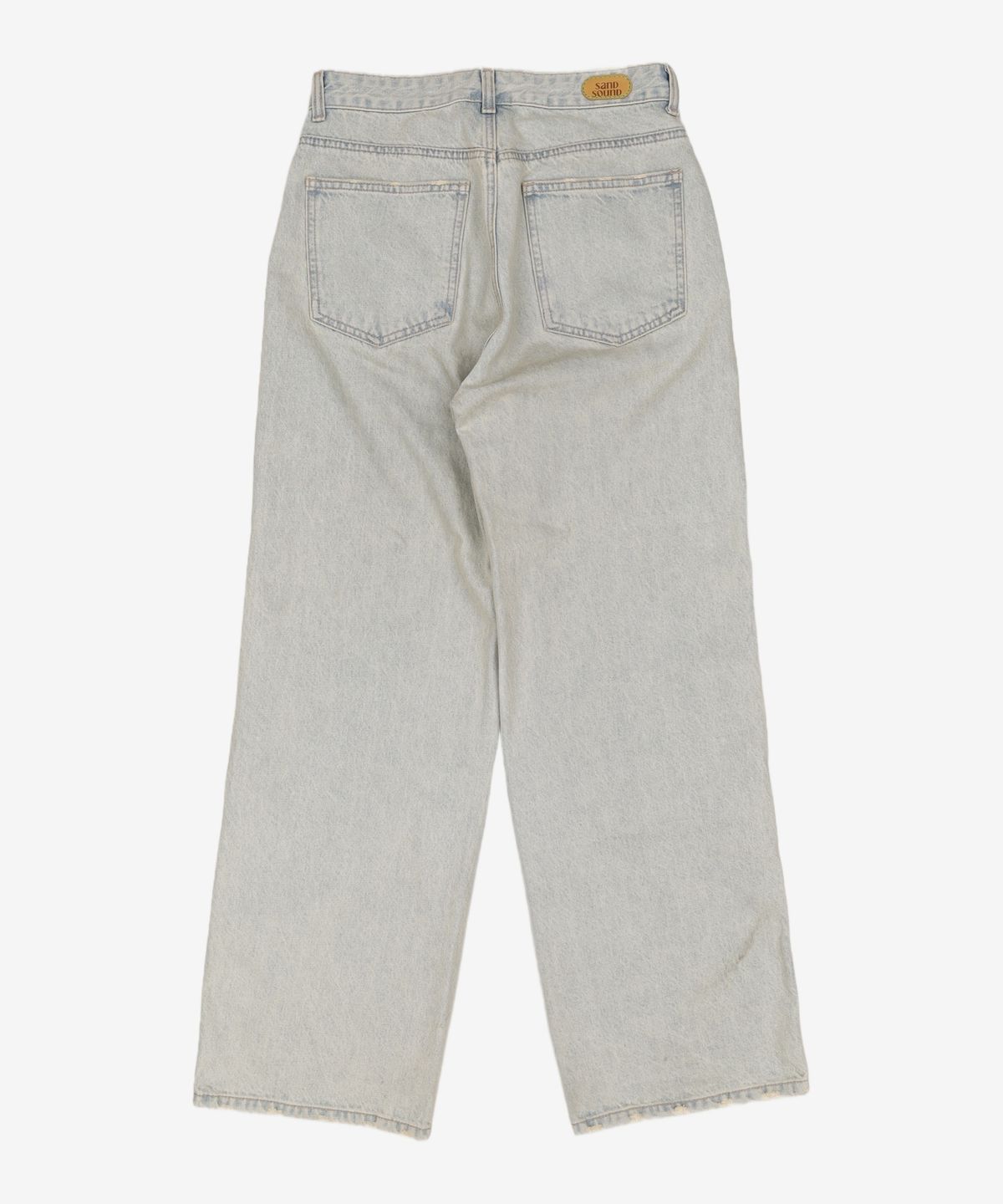 샌드 사운드(SAND SOUND) Cross Button Denim Pants - Sky Blue M