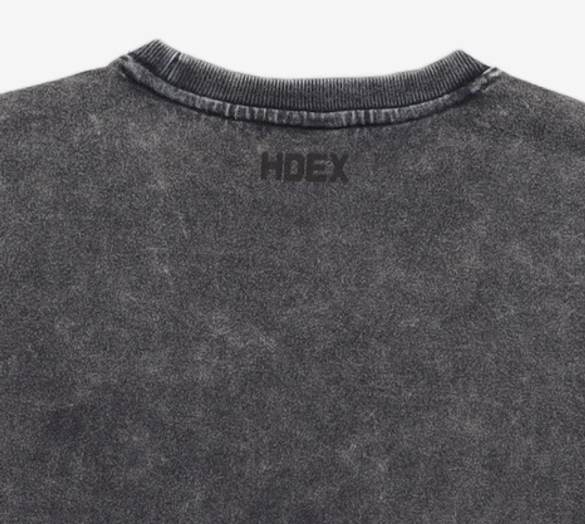 에이치덱스(HDEX) 올드 페이디드 워싱 숏 슬리브 (Black) M