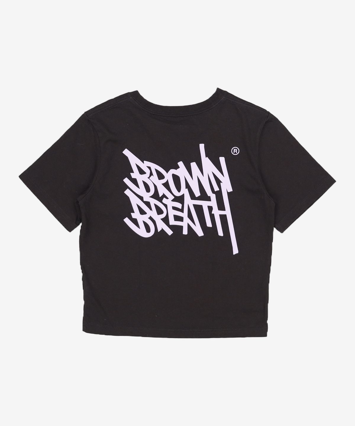 브라운브레스(BROWNBREATH) W TAG CROP TEE - BLACK S