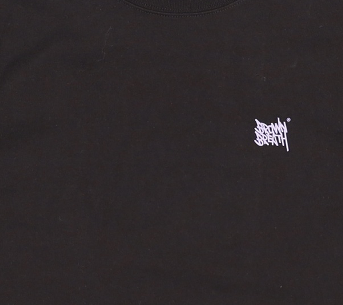 브라운브레스(BROWNBREATH) W TAG CROP TEE - BLACK S