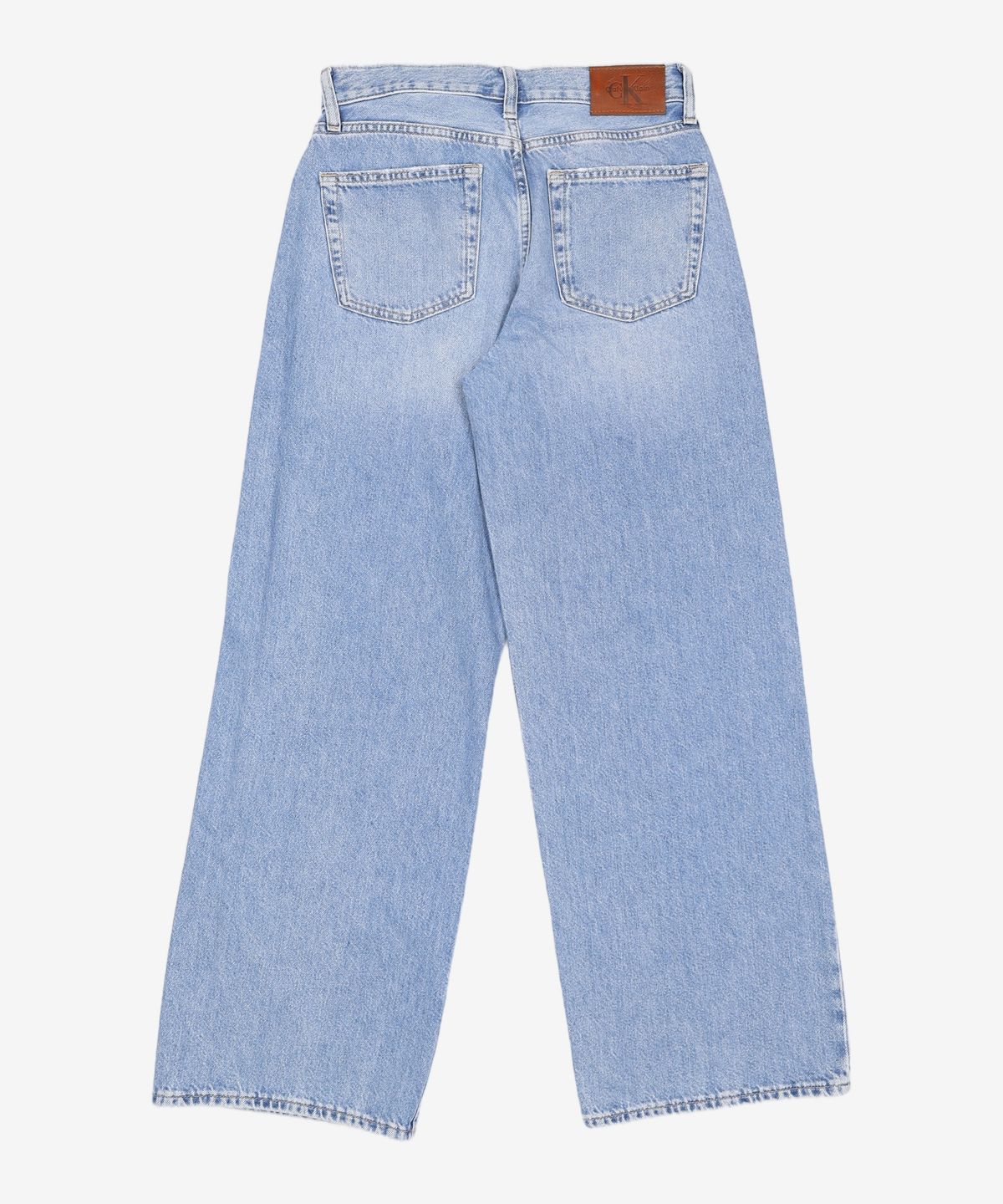 캘빈클라인 진(CALVIN KLEIN JEANS) 여성 와이드핏 라이트블루 텐셀 데님 47B058G VOQ 28