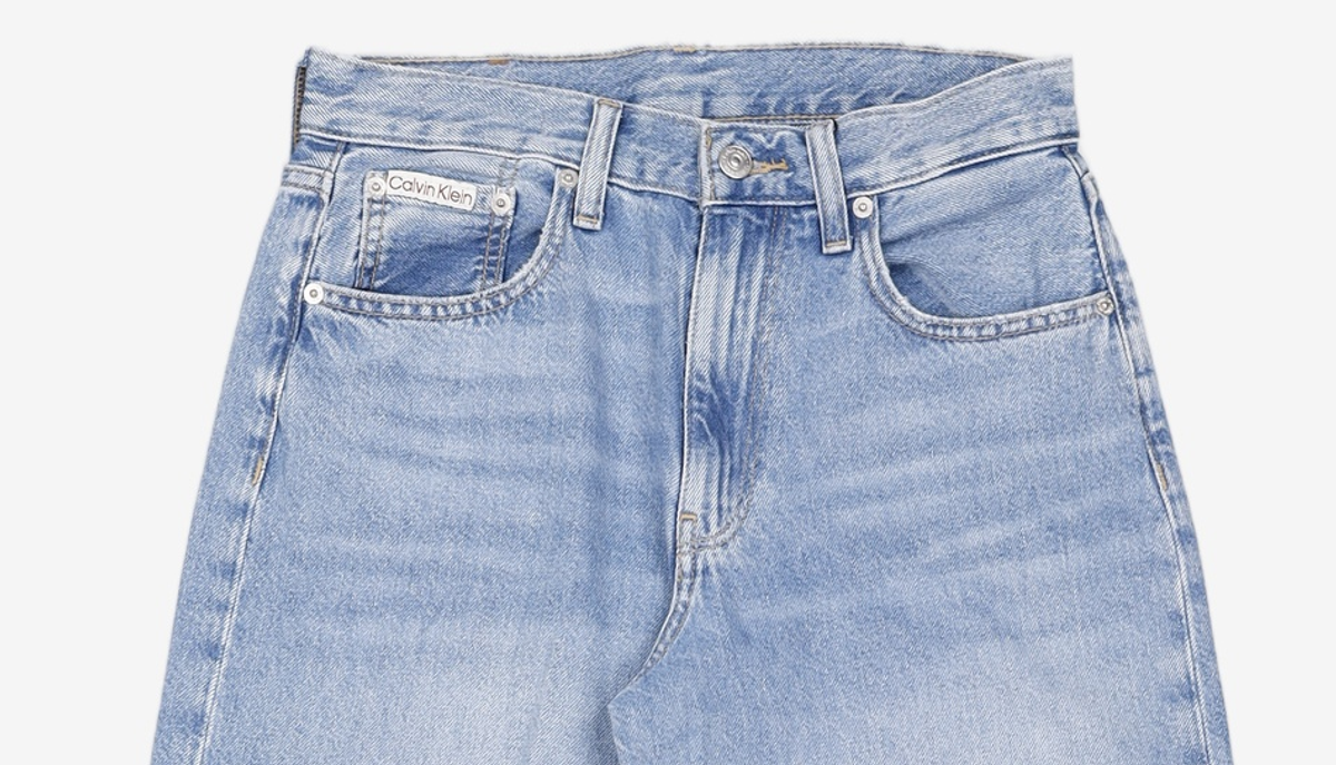 캘빈클라인 진(CALVIN KLEIN JEANS) 여성 와이드핏 라이트블루 텐셀 데님 47B058G VOQ 28
