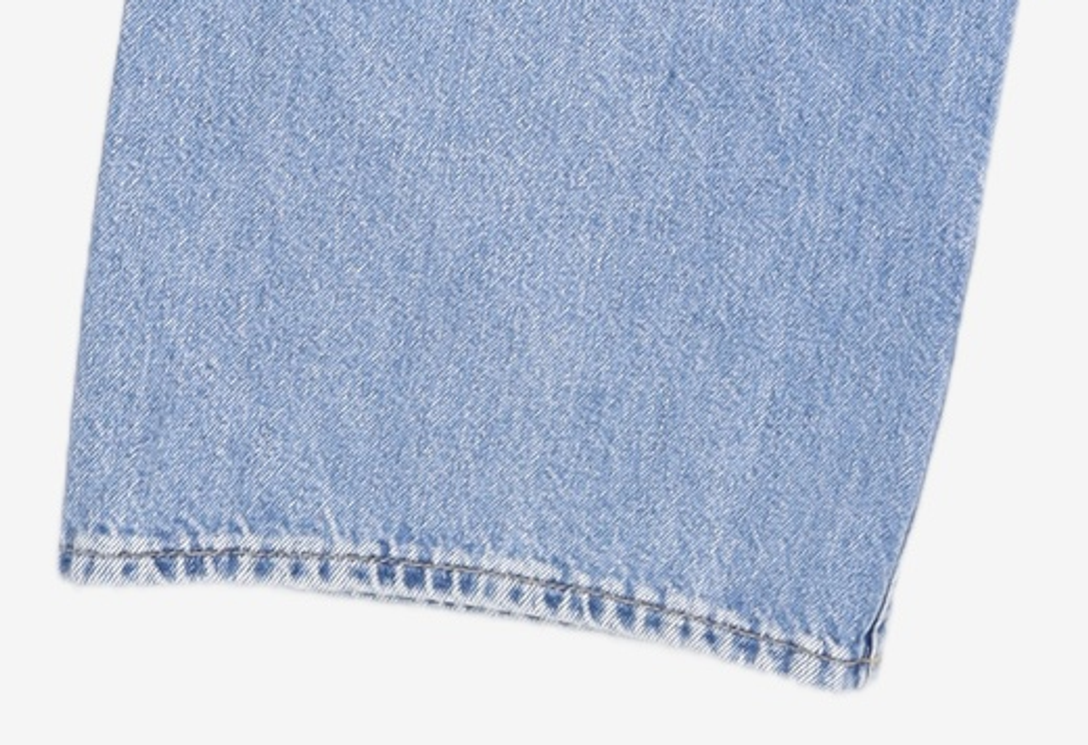 캘빈클라인 진(CALVIN KLEIN JEANS) 여성 와이드핏 라이트블루 텐셀 데님 47B058G VOQ 28