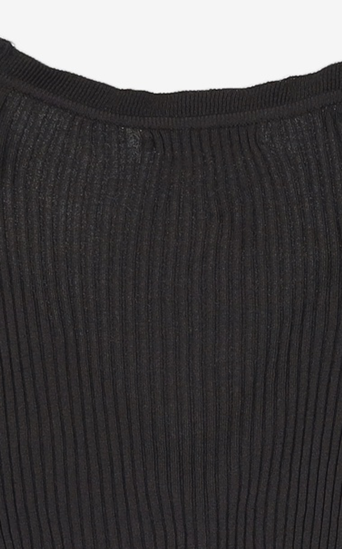 큐리티(CURETTY) C RUFFLE HEM CARDIGAN_BLACK S