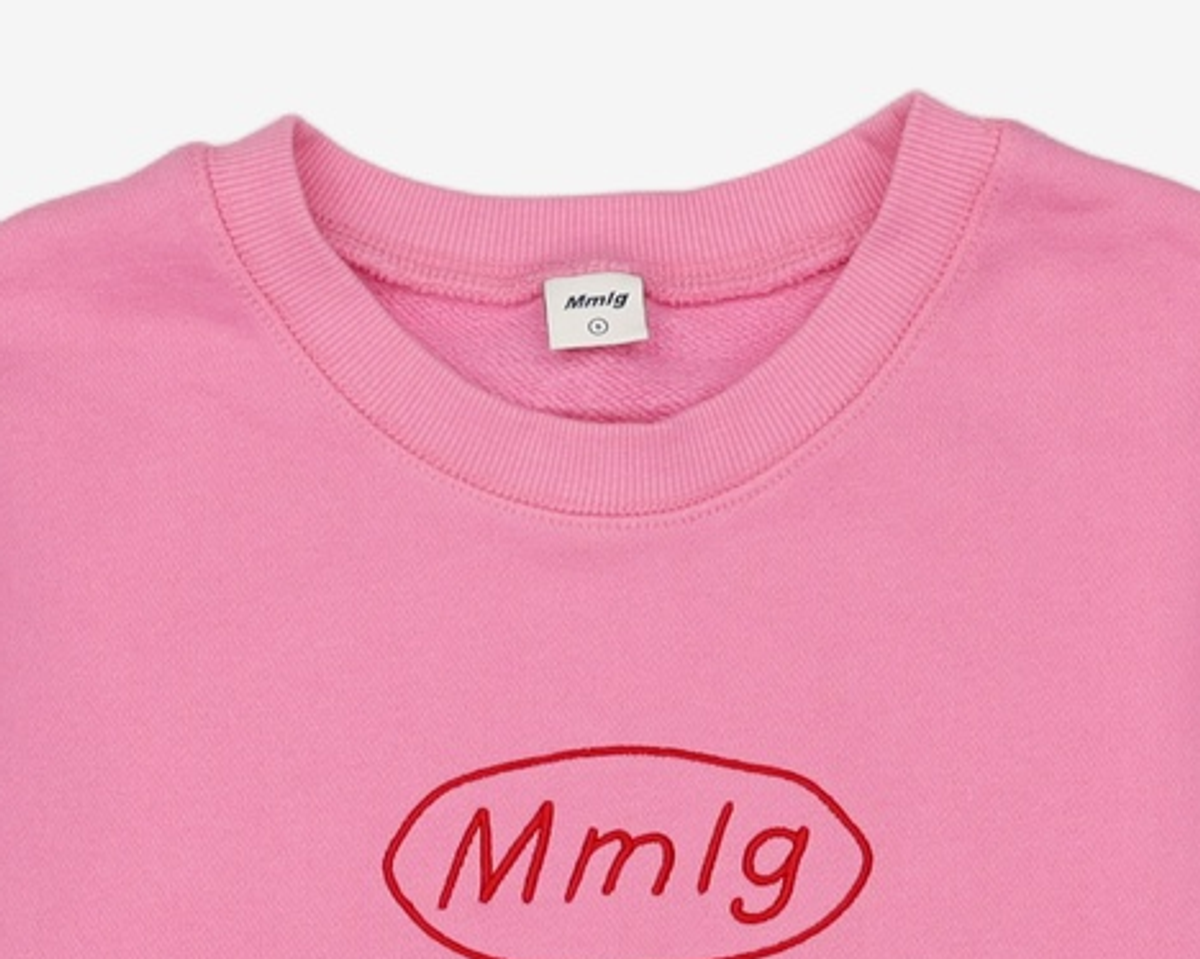 엠엠엘지(MMLG) [Mmlg] DOODLE MG SWEAT (MARKER PINK) S