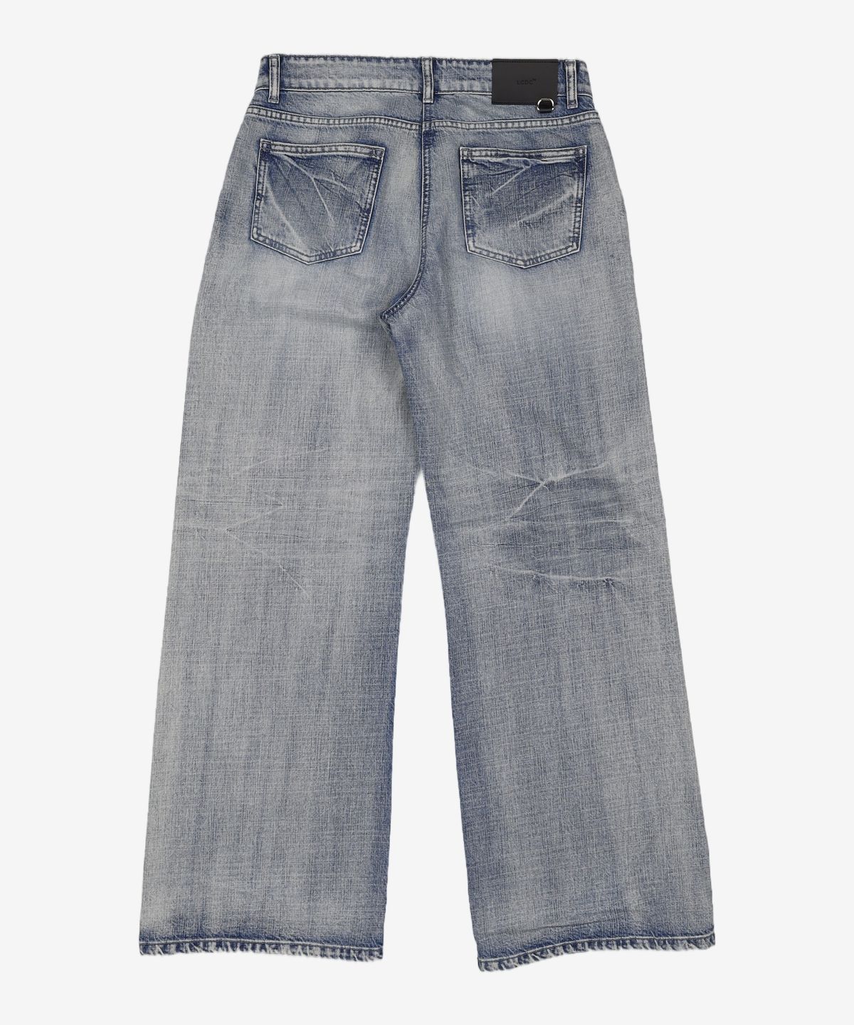 엘씨디씨티엠(LCDC™) WIDE-LEG WASHED DENIM (BLUE) M