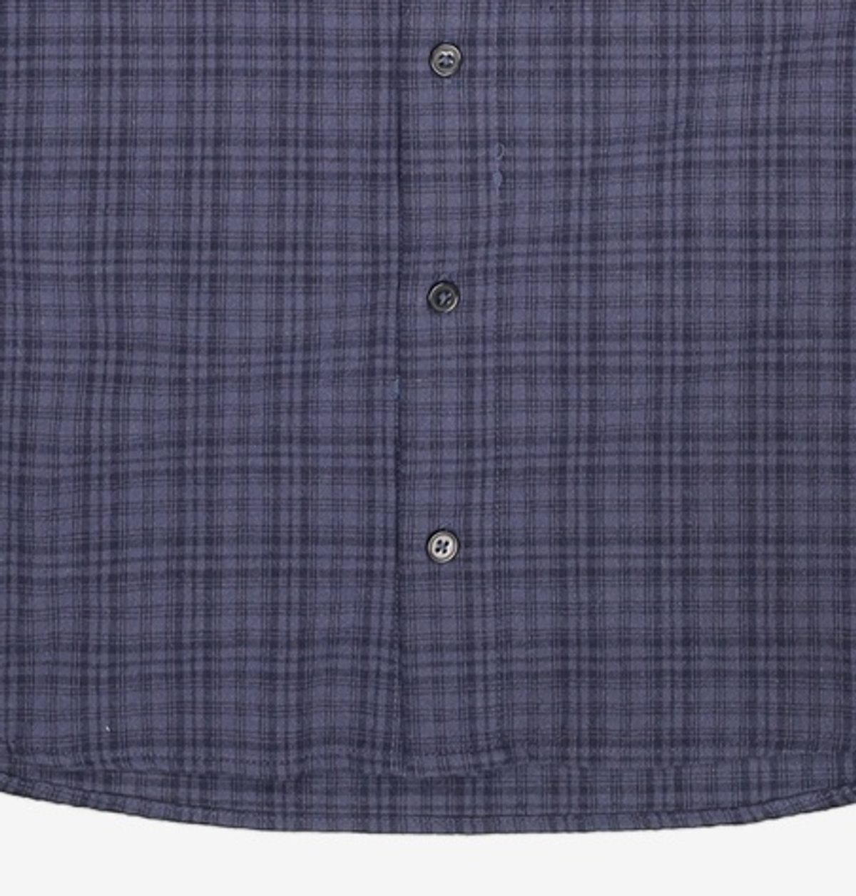 세컨모놀로그(SECONDMONO) Roll-up Button Hooded Check Half Shirt [NAVY]_SESH013NAVY L